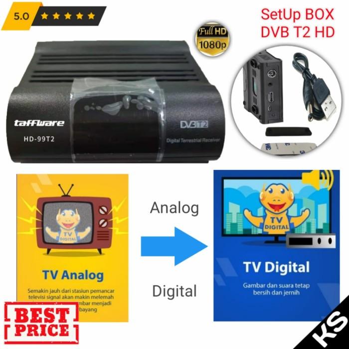 Tv Analog To Digital Converter - Digital Setup Box Dvb T2 1080P Fullhd