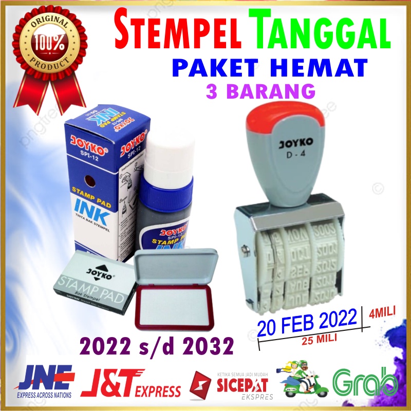 

STEMPEL TANGGAL JOYKO DATE STAMP D4 TOKO KANTOR SERBAGUNA