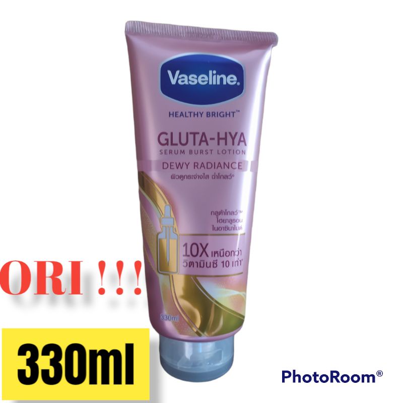 ORI Vaseline Gluta-Hya Serum brust lotion Dewi Radiance 330 ml