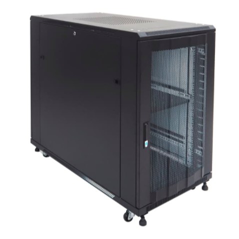 IR11520P - 20U Close Rack Depth 1150mm Perforated Door 19&quot; - INDORACK