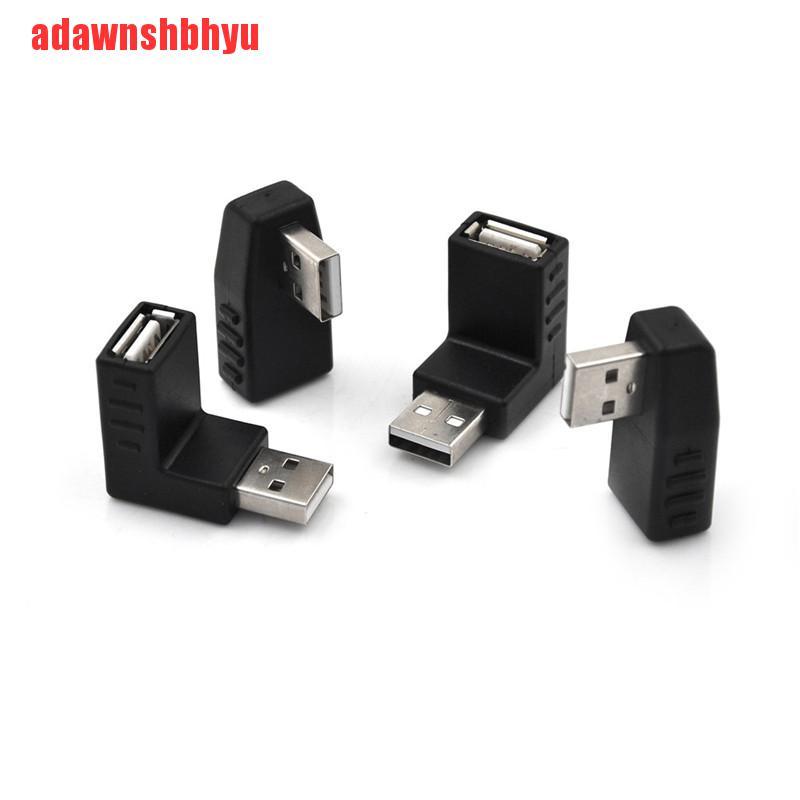 Adaptor Konektor Ekstensi Usb 2.0 Male Ke Female Bentuk L