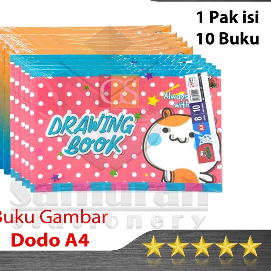 

Recomend Buku Gambar Dodo Ukuran A4 1 Pak isi 10 Buku / Drawing Book Uk A 4 / Buku Sketsa Mengambar Kecil Untuk TK SD SMP SMA ..