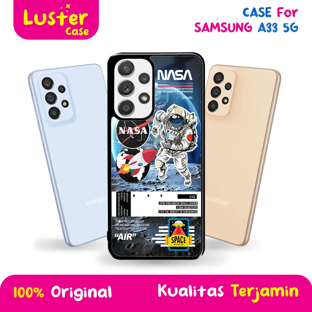 CASE SAMSUNG A33 5G  - Casing SAMSUNG A33 5G Terbaru LUSTER CASE [ MOTIF PICTURE ] Silikon SAMSUNG A