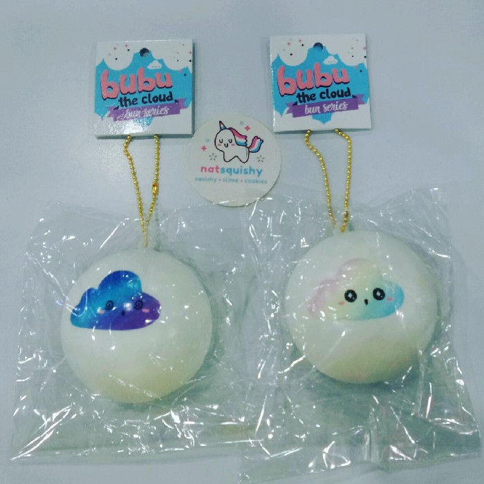 squishy momocuppy medium white bubu bun Murah