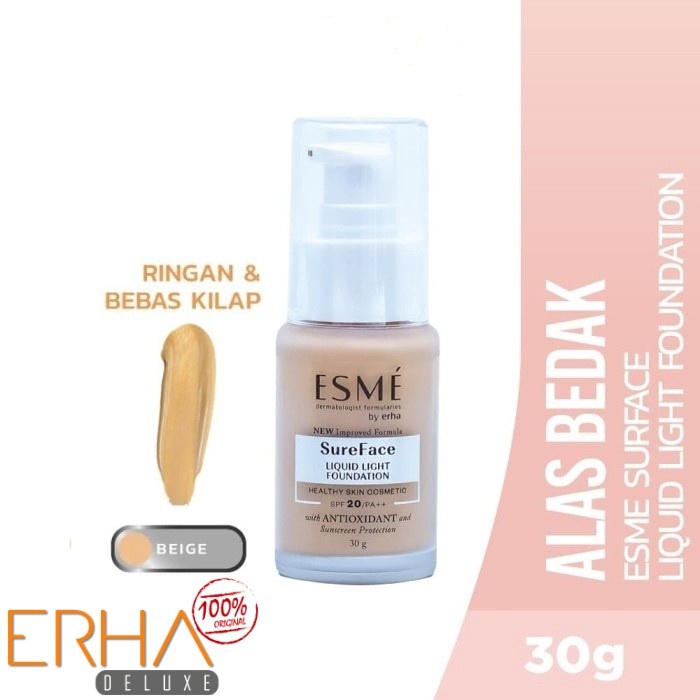 ESME SUREFACE LIQUID FOUNDATION by ERHA ALAS BEDAK - BEIGE