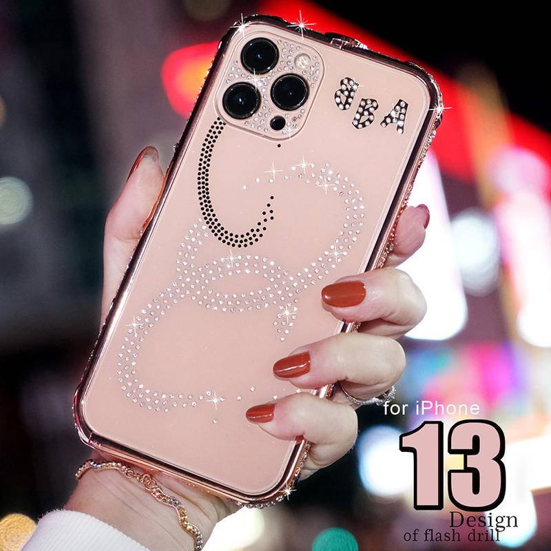 Case frame metal Hias Berlian Imitasi Cover iPhone 13 12 11 Pro MAX X XS MAX XR