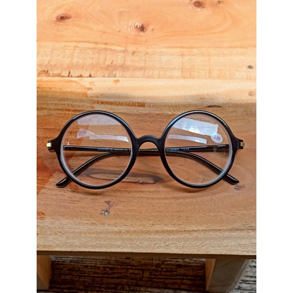KACAMATA MINUS BULAT BOBOHO RETRO