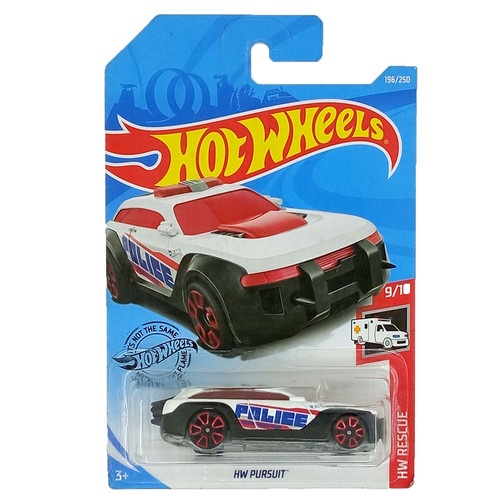 Hot Wheels HW Pursuit Putih HW Rescue Mainan Mobil Hotwheels