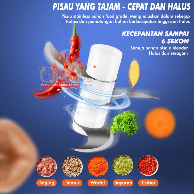 Blender USB Mini Chopper/Portable Blender Mini Food Processor OLL-3319 C ZAMZAM