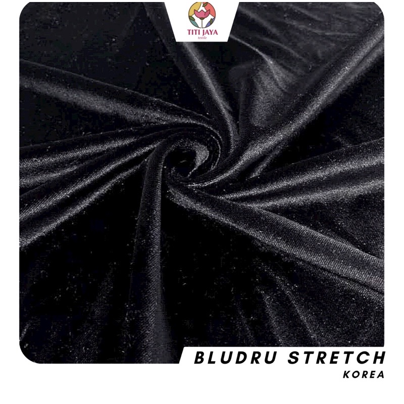 Bludru Velvet Korea Melar / Stretch Adem Kebaya Kartini