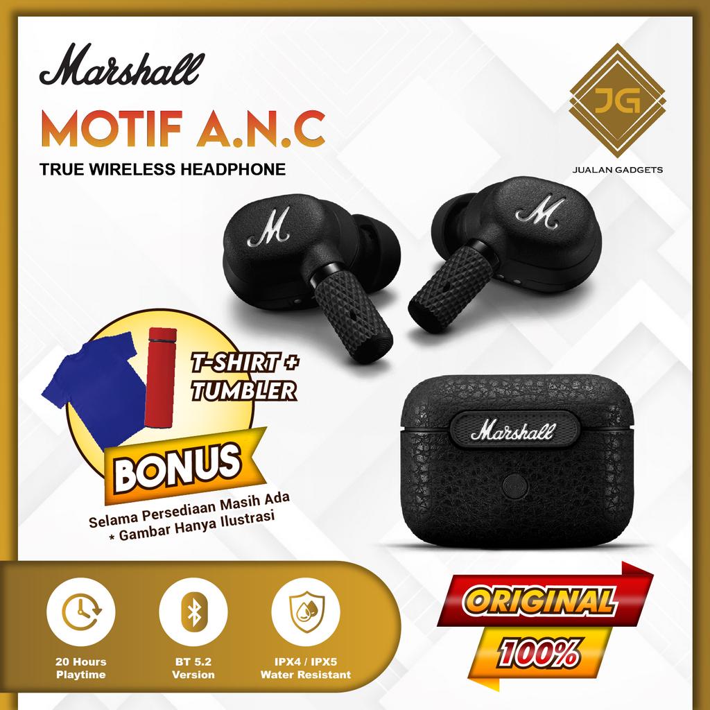 TWS Marshall Motif ANC True Wireless Earphones - Garansi Resmi TAM