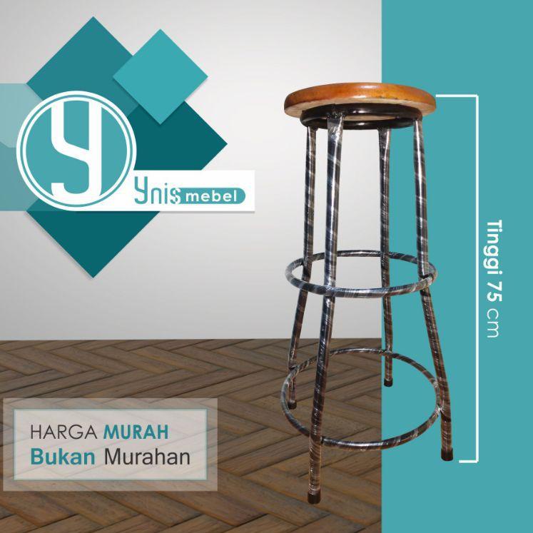 ➸ KURSI BAKSO 75 CM / BANGKU CAFE / KURSI BESI / KURSI KAYU / KURSI PLASTIK / KURSI TERAS ♧