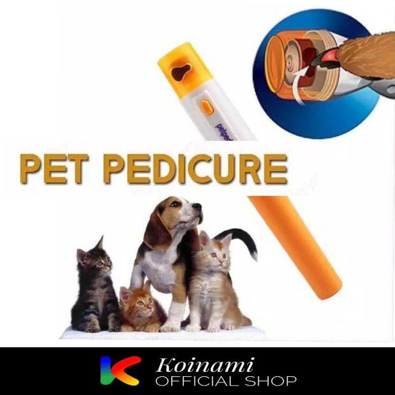 PET PEDICURE / ALAT ASAH KUKU KUCING ANJING / PEMBERSIH KUKU ANJING KUCING / KIKIR kuku