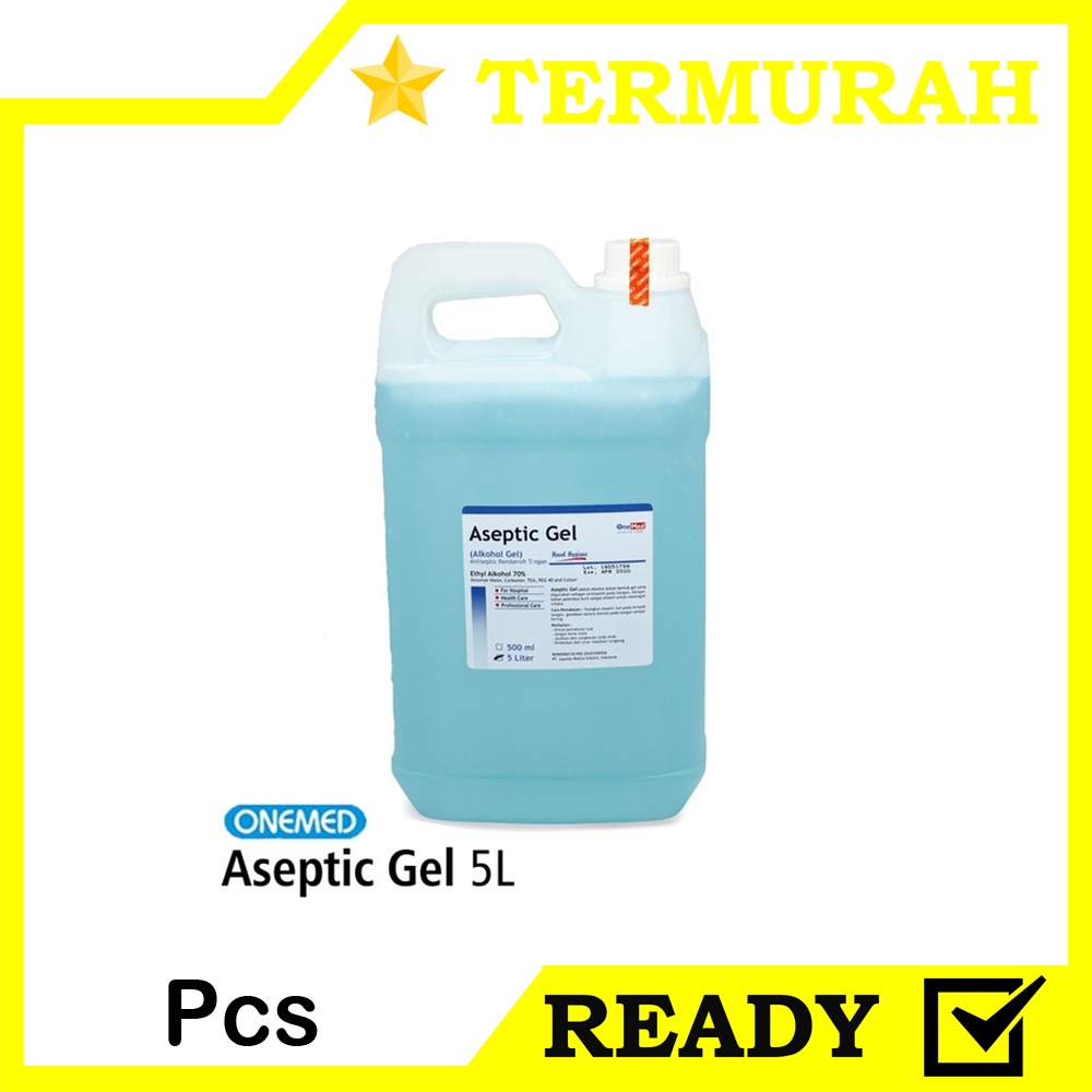 Grosir Pasar Pramuka Aseptik Gel Hand Sanitizer Galon 5 Liter OneMed