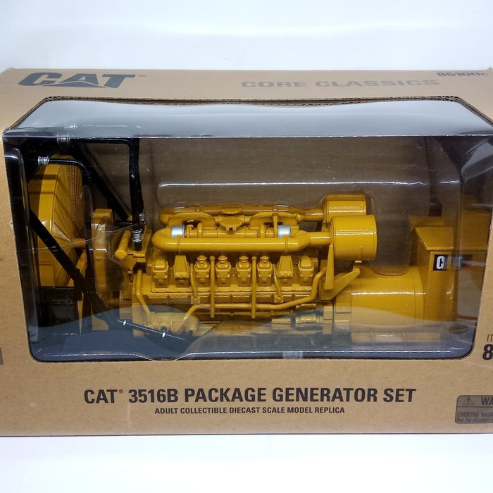 BISA COD/ BAYAR DI TEMPAT Diecast Generator Set Cat 3516 Miniatur alat berat GENSET