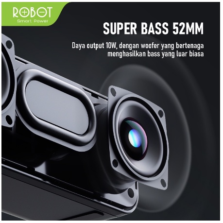 itstore Robot Speaker Bluetooth RB520 Bluetooth 5.0 Portable Audio Wireless Super Bass Stereo Garansi Original Resmi 1 tahun