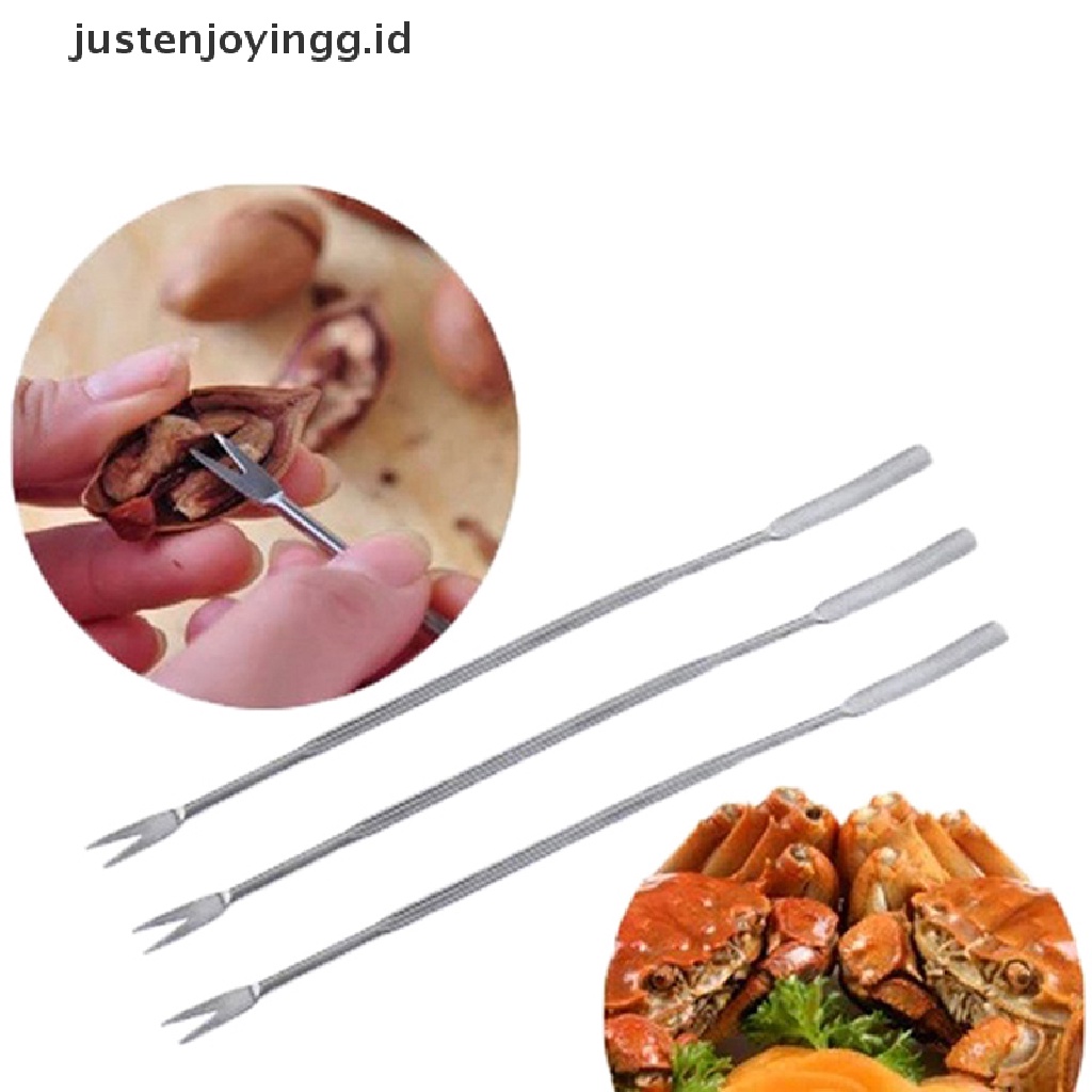 4 Pcs Garpu Buah Lobster Kepiting Seafood Bahan Stainless Steel