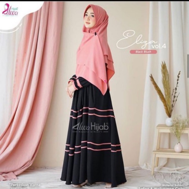 1 SET GAMIS + HIJAB GAMIS ELIZA