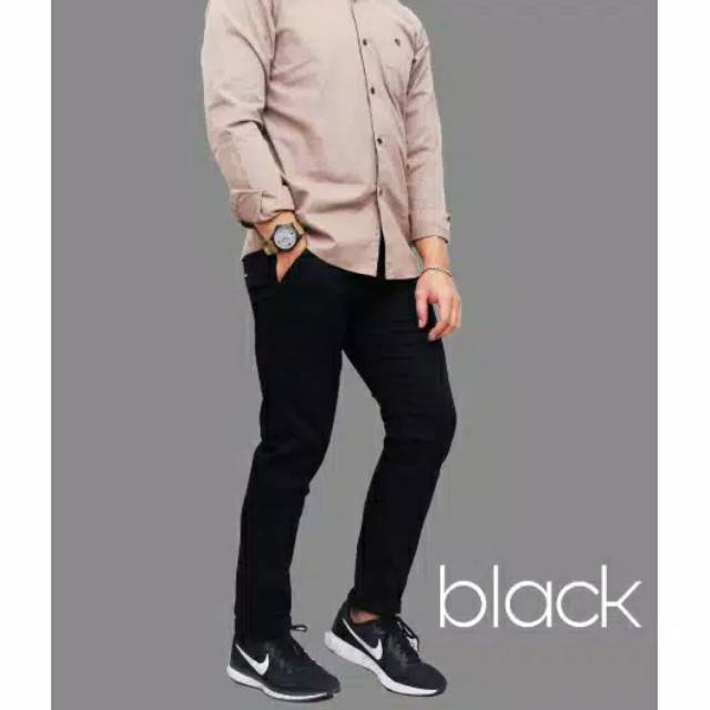 Celana Chino Panjang Pria Zaraman Chinos Cowok Cinos Stretch Melar Ngaret NR_Outfit Official COD