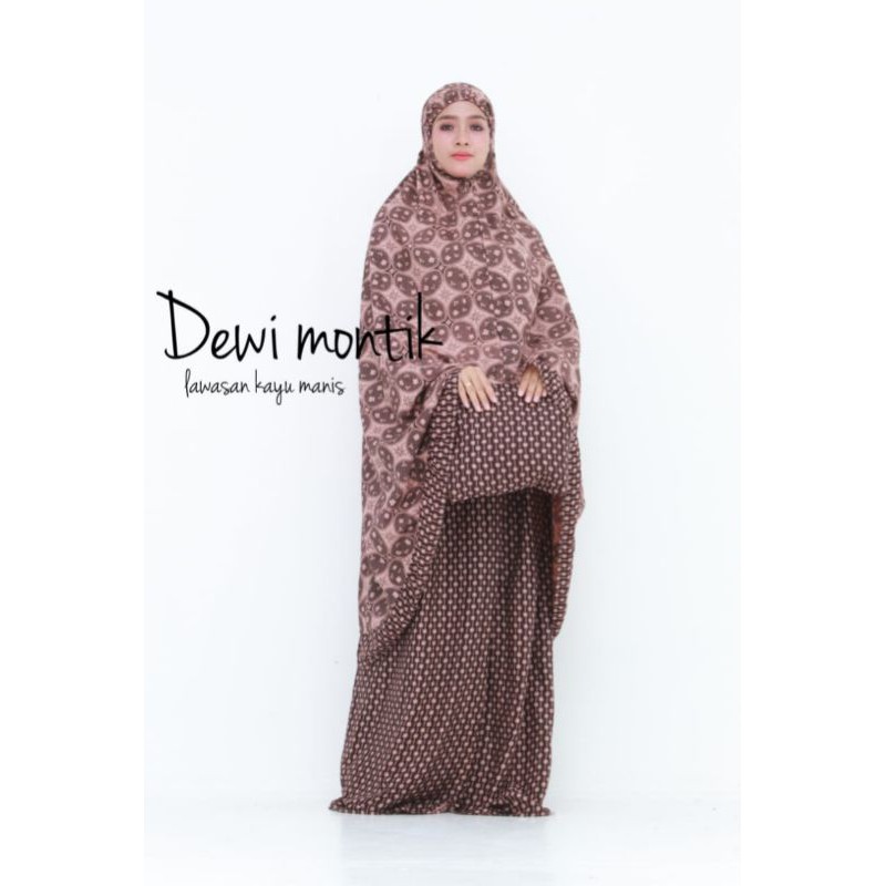 Mukena batik lawasan dewi sri montik
