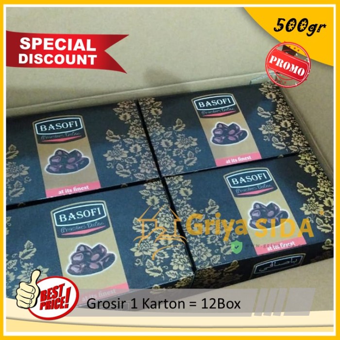 

Kurma Terbaru - Kurma Bam Basofi 600 Gram Fresh Dates Anggur Premium Lusinan Grosir