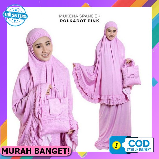 Mukena Rukuh Wanita Dewasa Remaja Cantik Murah Mewah Premium Terbaru 2022 Model Kekinian Polos Bahan