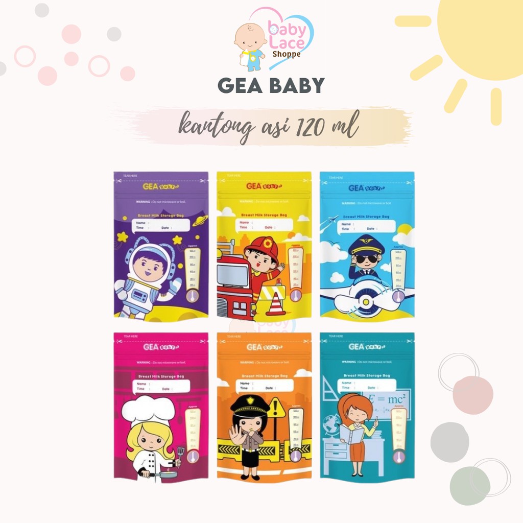 Kantong Asi Gea Baby Ukuran 120ml Shopee Indonesia