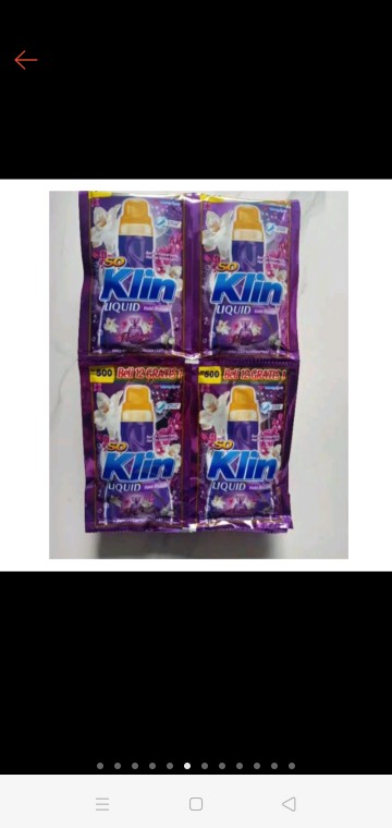 Soklin Liquid Sachet Detergent 22ml ( 12 Pcs Gratis 1 Pcs  )