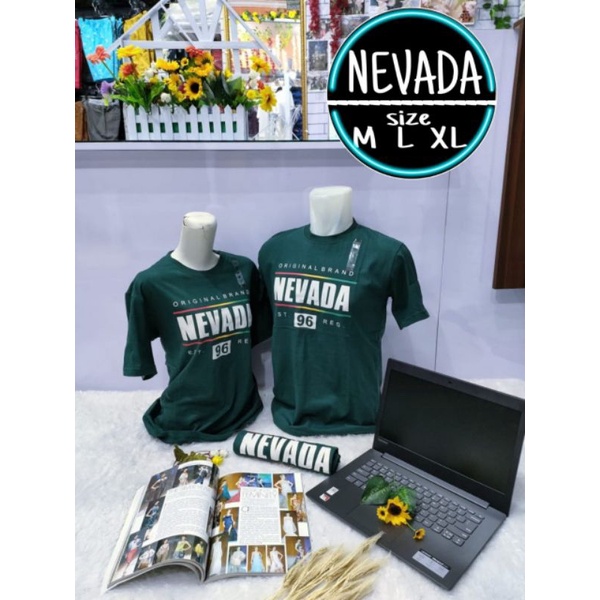 KAOS NEVADA PRIA LENGAN PENDEK BRANDED MATAHARI