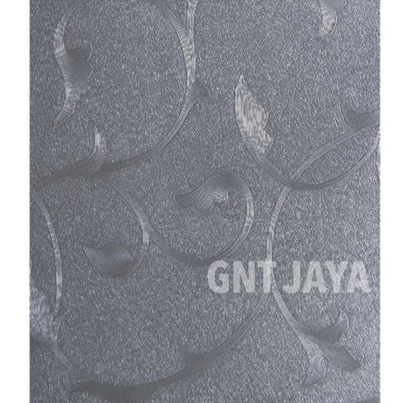 TACO SHEET tebal 0.3mm premium BU 3 1 BU3 BU1 pvc motif bunga daun 3d tekstur timbul hitam abu silve