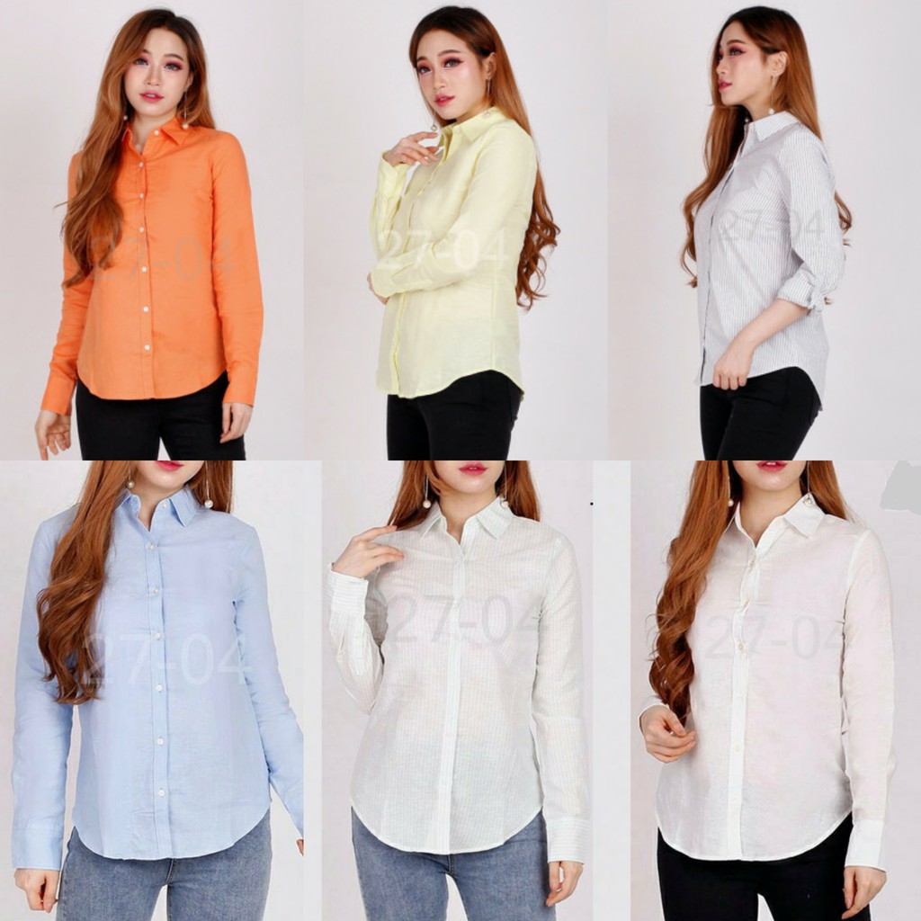 [CB] Kemeja Wanita Branded - GAP Linen Fit