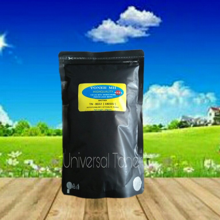 Serbuk Toner TN-B022 TNB-022 DCP-B7535DW HL-B2080DW MFC-B7715DW 7535DW 7535 2080DW 2080 7715DW 7715