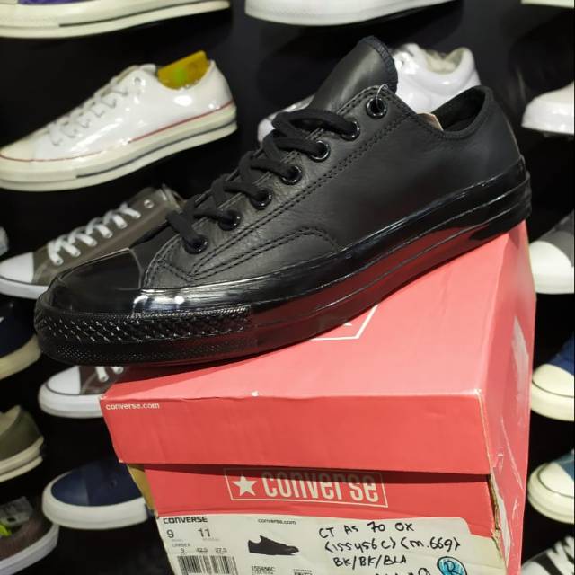 CONVERSE ALL STAR CHUCK TAYLOR 70'S LEATHER TRIPLE BLACK 5P
(ORIGINAL BNIB) LIMITED EDITION M669
