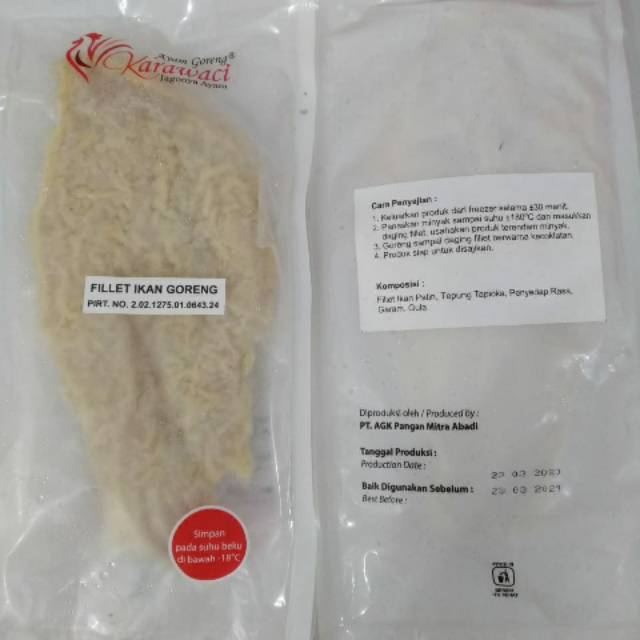 

Fillet Dory Goreng
