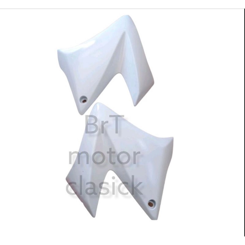 Cover Tangki Sayap Kupingan Depan Vixion Lama Old putih metalik mirip original