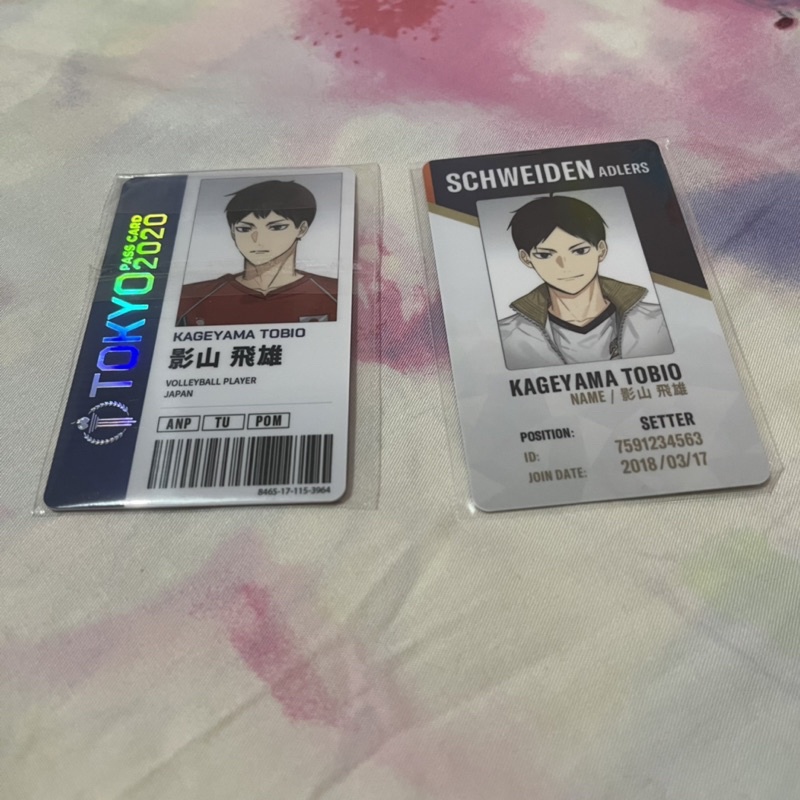 haikyuu rimumu id card kageyama tobio adlers national timeskip