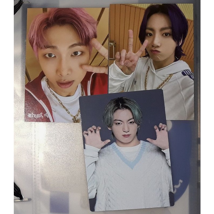 PHOTOCARD (PC) BUTTER CARDIGAN MPC SOWOOZOO JUNGKOOK RM NAMJOON BTS