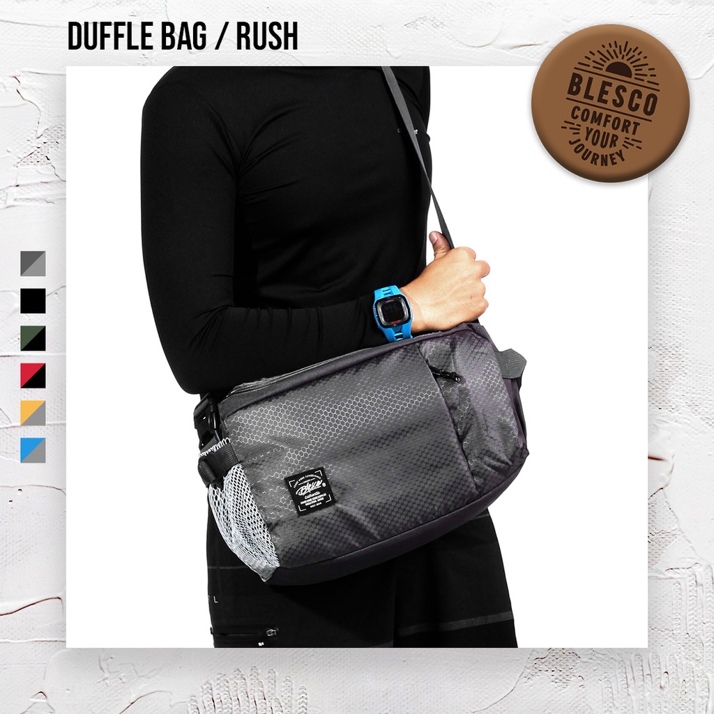 Tas Olahraga Gym Tas Fitness Warna Grey - Blesco Rush