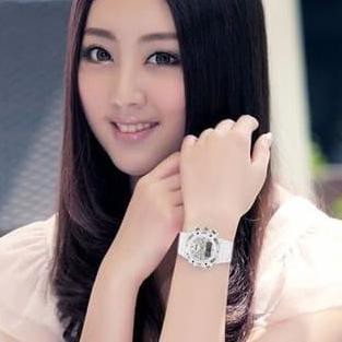 Jam Tangan Wanita Digital Skmei 0821 White Water Resistant 30M