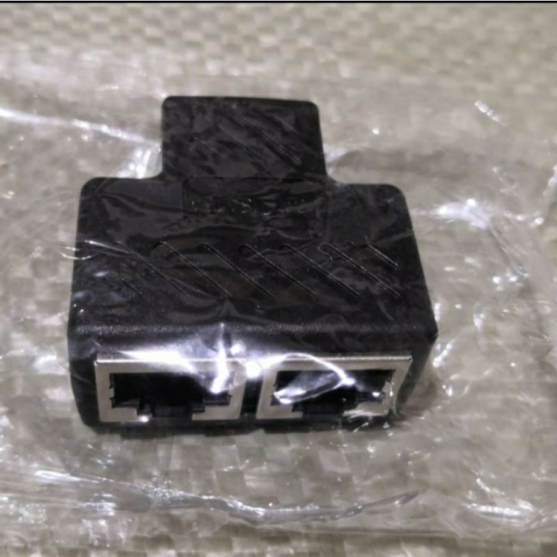 SKU-1288 BAREL DOUBLE RJ45 GOOD QUALITY COUPLER FEMALE FEMALE RJ 45