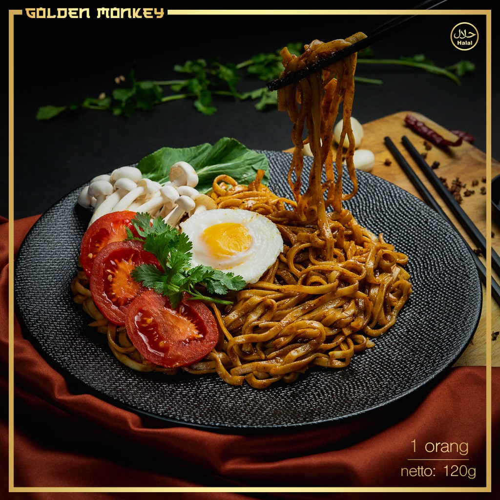 Malatang Hotpot - Mala Fried Noodle / Mie Goreng Mala Instan / Malatang Hotpot / Golden Monkey 120g