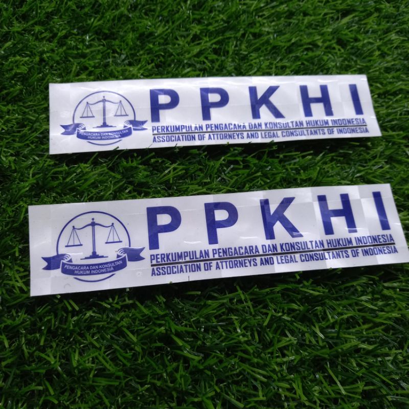 Stiker PPKHI advokat lawyer pengacara