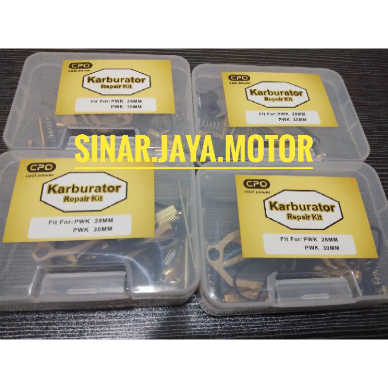 repair kit parkit cpo pwk 28m 30m 32m 34m cpo racing power buat karbu sudco tdr koso uma ktc semua karbu pwk