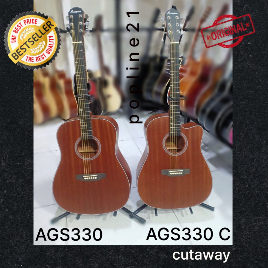 Gitar Akustik SCORPION AGS330 / AGS 330 Acoustic Guitar Scorpion