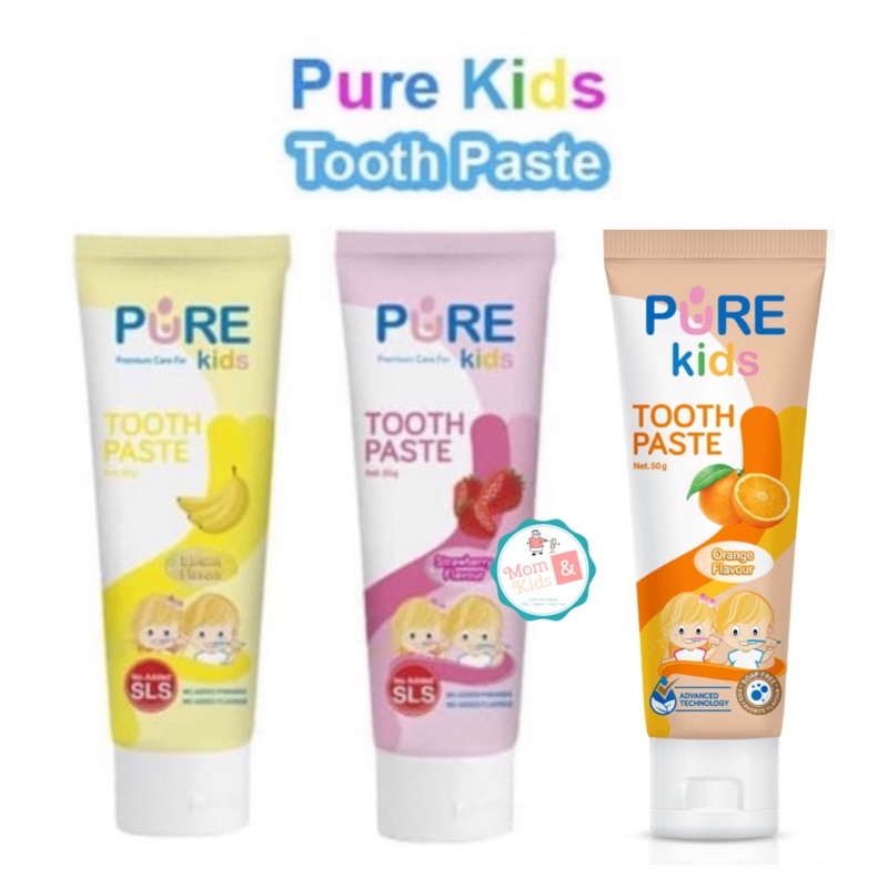 Pure Kids Toothpaste 50 gr / Pasta Gigi Anak Pure Kids 50 gr