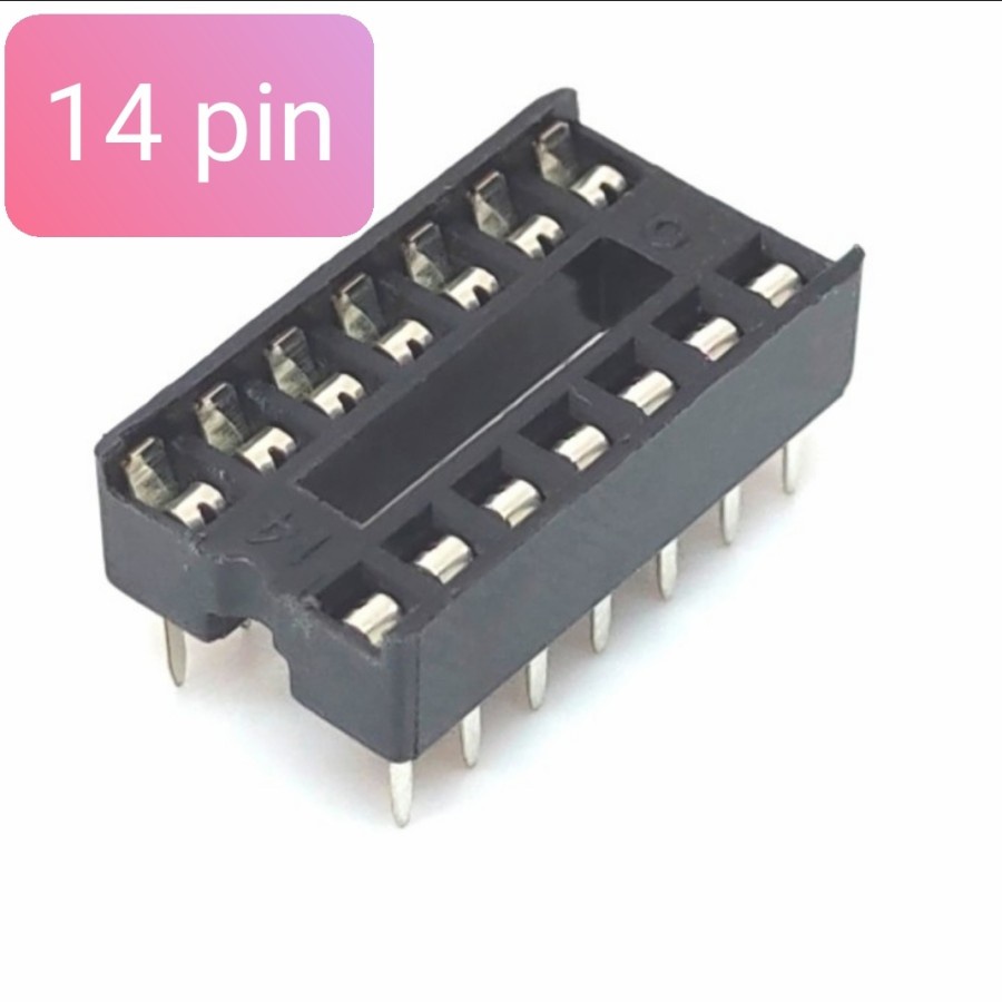 soket ic 14p / soket ic 14pin / socket ic 2x7 14pin