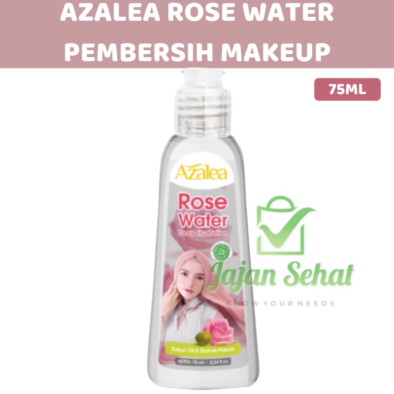 AZALEA ROSE WATER AIR MAWAR 75ML PEMBERSIH MAKEUP WAJAH