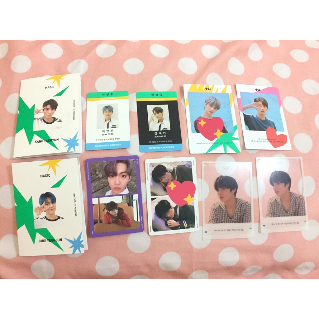PHOTOCARD OFFICAL BEOMGYU YEONJUN TAEHYUN SOOBIN HUENINGKAI MAGIC SANCTUARY ARCADIA ETERNITY PORT