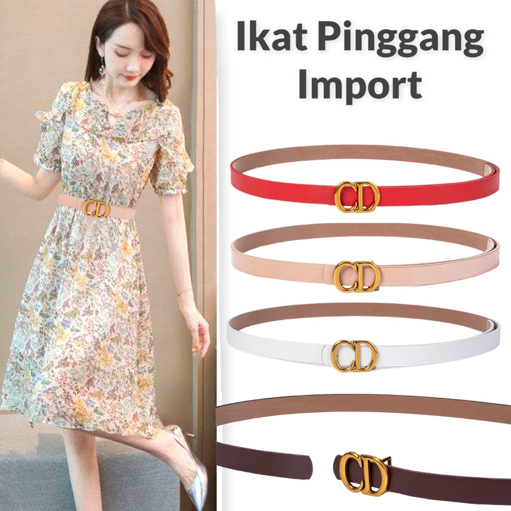 144 [SMARTGIRL] Ikat  Pinggang Wanita Cantol Fashion Kulit PU Gasper Wanita Belt / Ikat pinggang wanita IMPORT 01230