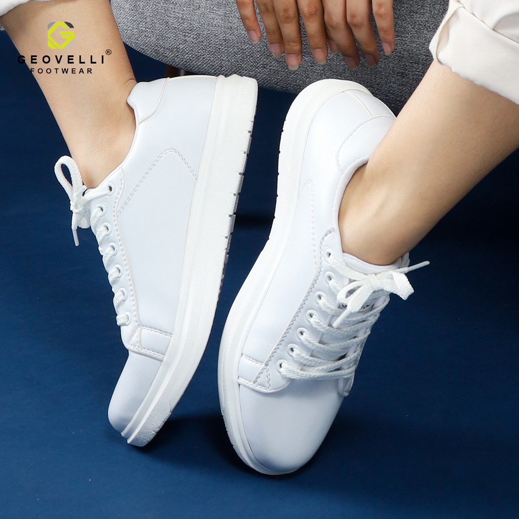 GEOVELLI FOOTWEAR | Sneakers Putih Wanita Elegan Perempuan Sneaker Kasual Lokal Style Bernapas Cewek-3